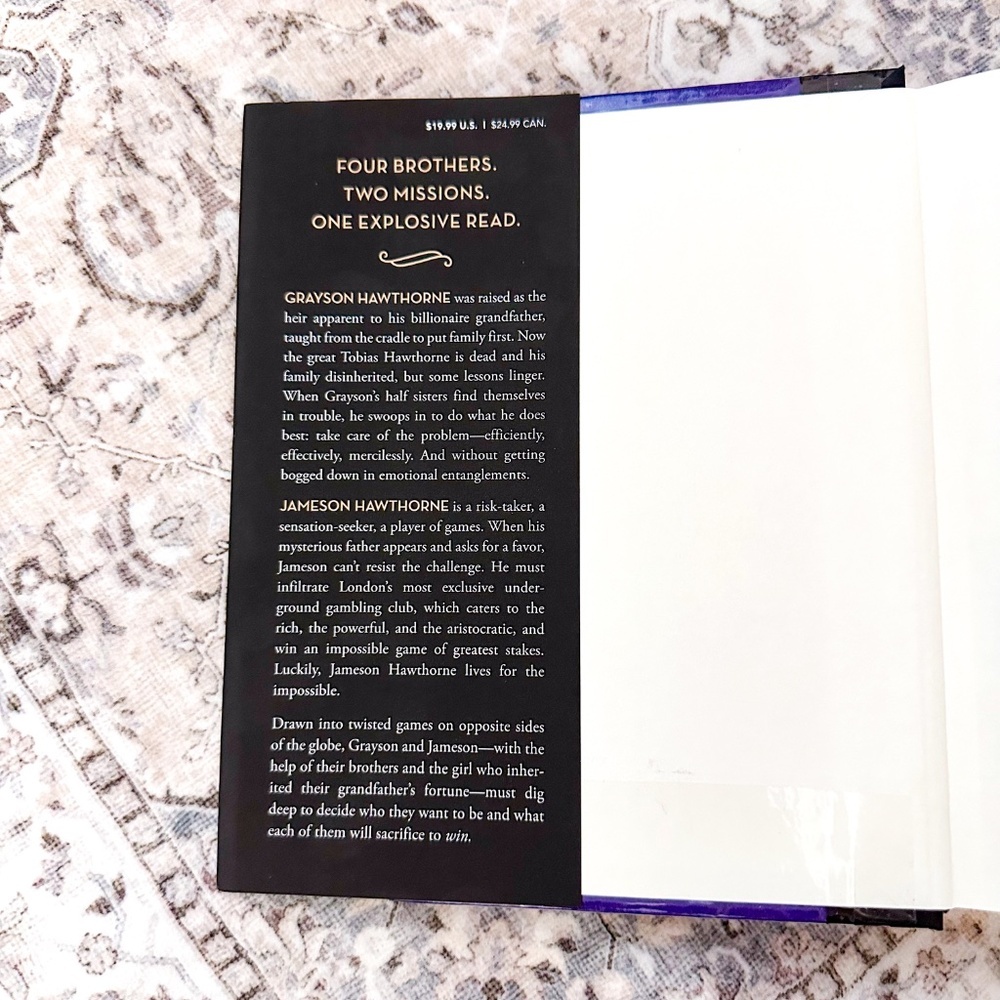The Brothers Hawthorne by Jennifer Lynn Barnes Hardcover Book - Picture 2 of 4